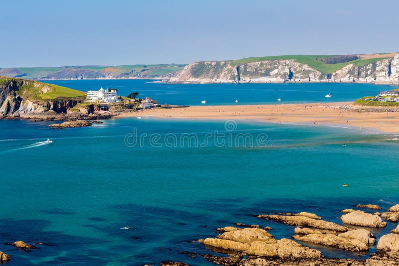 Isola Devon England Del Sud Di Burgh Immagine Stock Immagine di devon