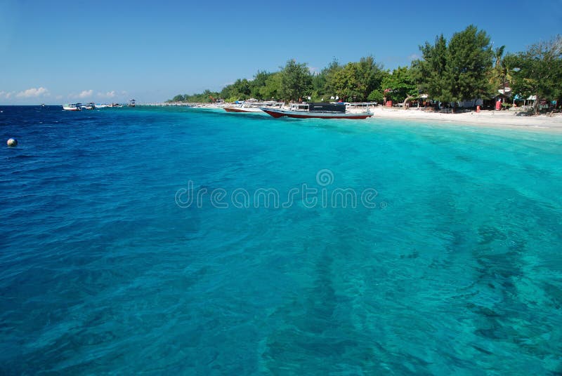 Isola di Gili Trawangan immagini stock Isola di Gili Trawangan immagini stock