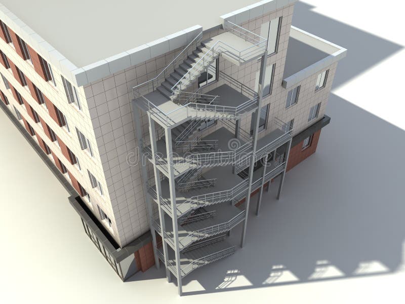 Isolate building royalty free stock photos