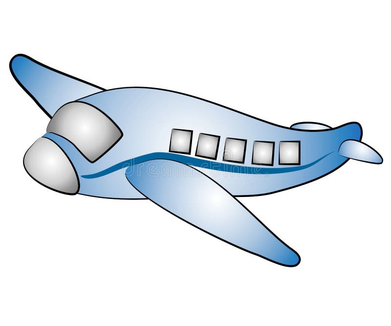 Isolated Airplane Jet Clip Art Picture. Image 3131344