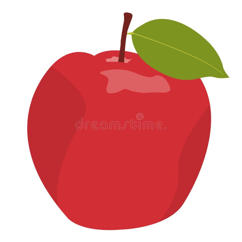 Isolated apple fruit stock vector. Illustration of freshness 94344032