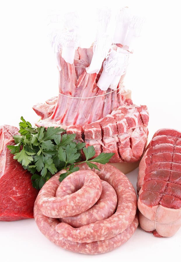Raw meat stock photo. Image of white, variety, tenderloin 19714058