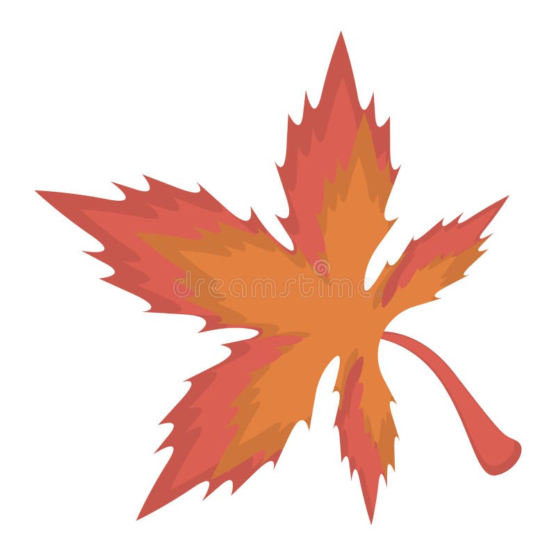 Isolated autum leaf stock vector. Illustration of golden - 159619058