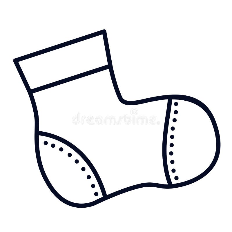 Isolated baby sock design stock vector. Illustration of design - 81205110