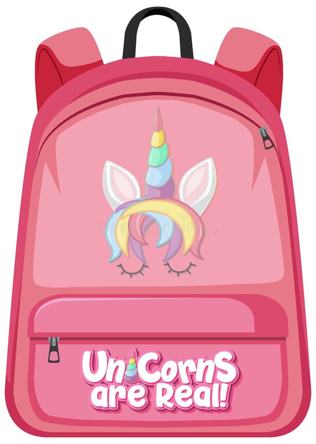 Unicorn Backpack Stock Illustrations 353 Unicorn Backpack Stock