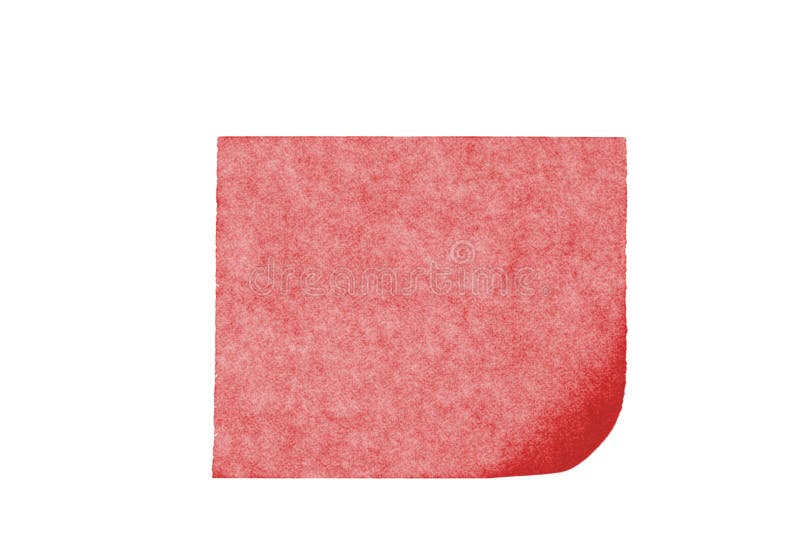 Isolated blank postit paper on withe background royalty free stock photos