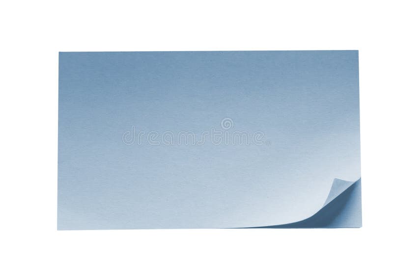 Isolated blank postit paper on withe background royalty free stock images