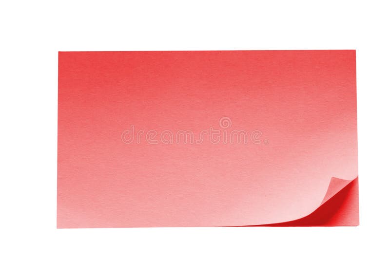 Isolated blank postit paper on withe background royalty free stock images