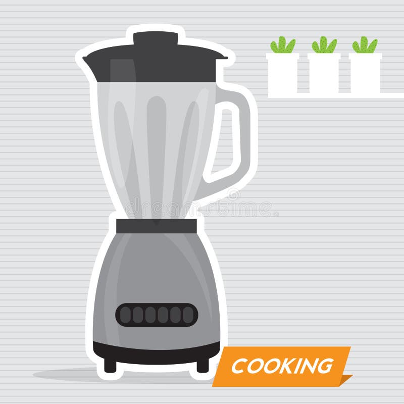 Isolated blender machine stock illustration