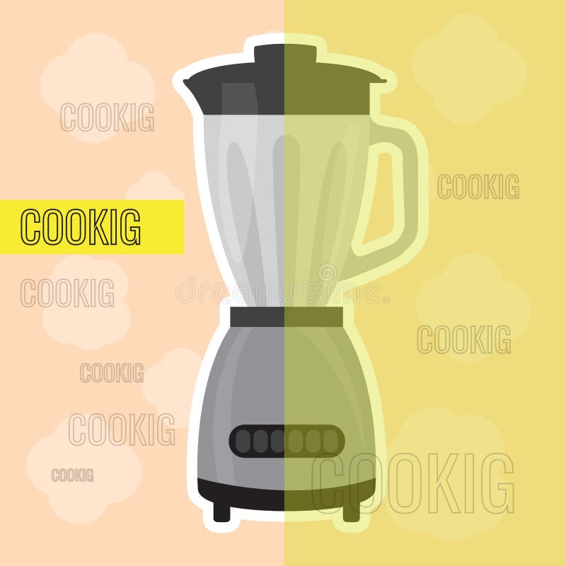 Isolated blender machine royalty free illustration