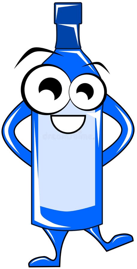 Isolated Bottle Cartoon Stock Illustration - Image: 41191707