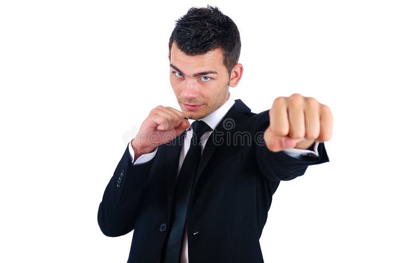 Business struggle stock photo. Image of male, boss, combat - 1847646