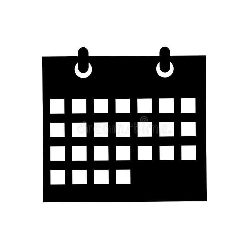 Isolated calendar date stock illustration. Illustration of deadline