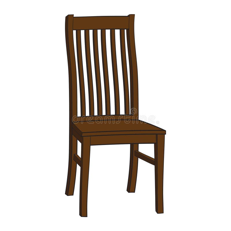 Isolated Cartoon Chair stock vector. Illustration of comfortable 88215881