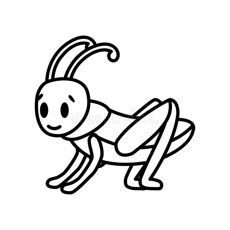 Isolated Cartoon of a Cricket Stock Vector - Illustration of vector, clipart: 203148334 Isolated Cartoon of a Cricket Stock Vector - Illustration of vector, clipart: 203148334