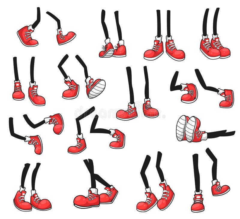 Cartoon Legs Feet Comic Book Character Stock Illustrations 8 Cartoon