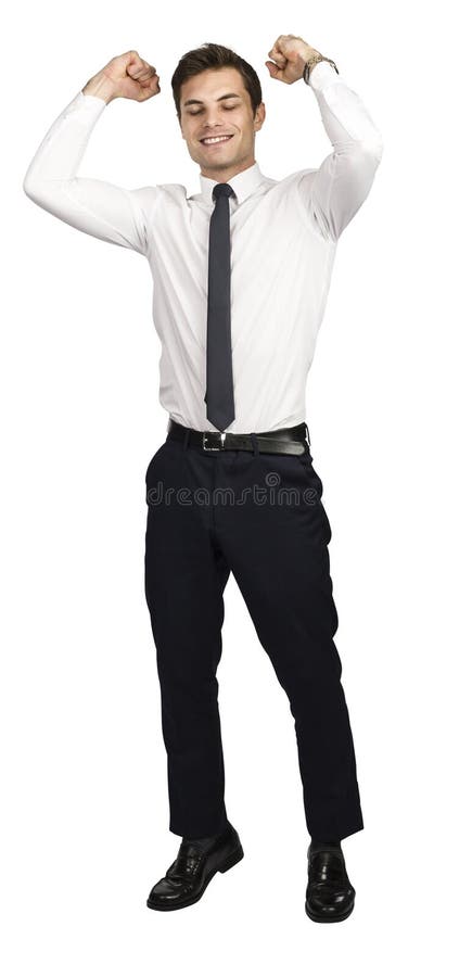 Isolated Caucasian Businessman Stock Image - Image of young, suit ...