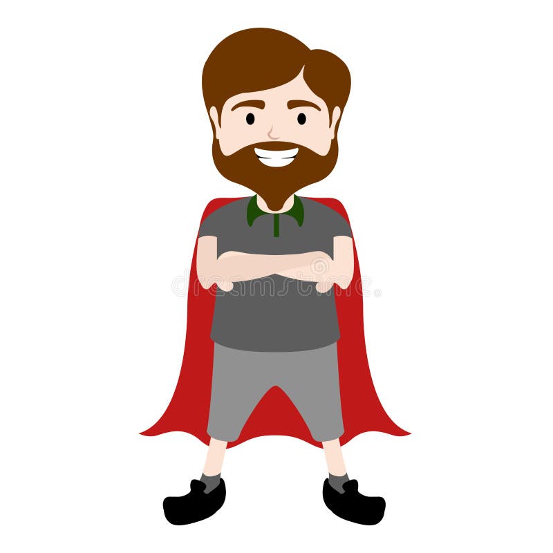 Isolated Character of a Super Dad Stock Vector - Illustration of person, cartoon: 148339461 Isolated Character of a Super Dad Stock Vector - Illustration of person, cartoon: 148339461