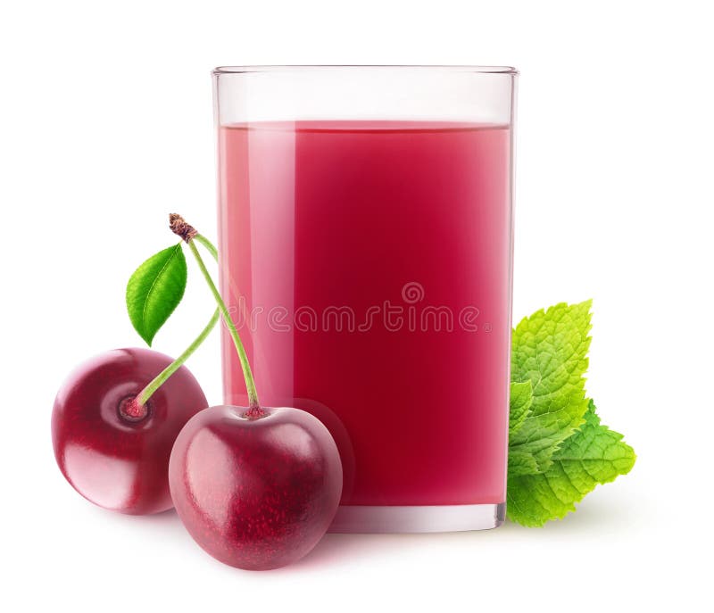 Cherry juice stock image. Image of white, drink, macro 18646311
