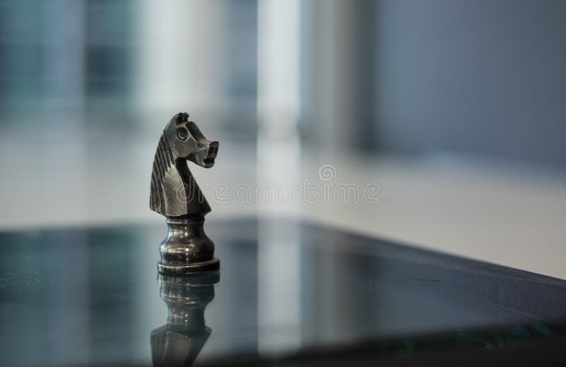 Isolated Chess Piece - Knight stock photo