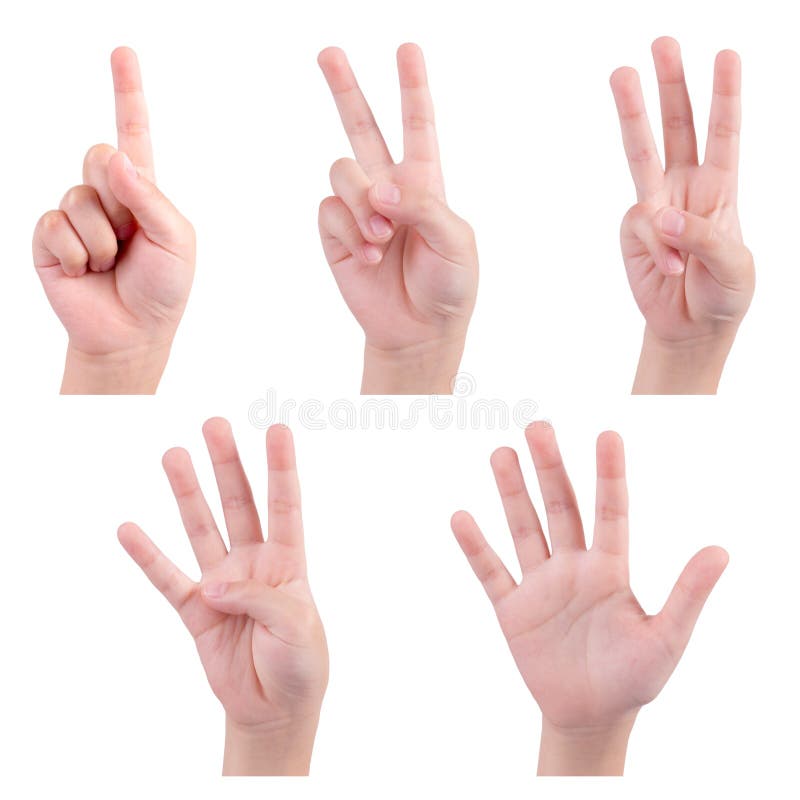 140 Isolated Hand Shows Number Three Stock Photos - Free & Royalty