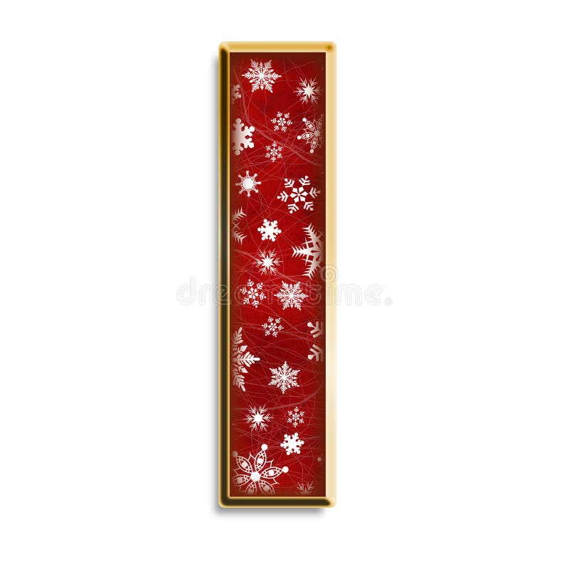 Christmas letter B in red stock illustration. Illustration of case - 6138094