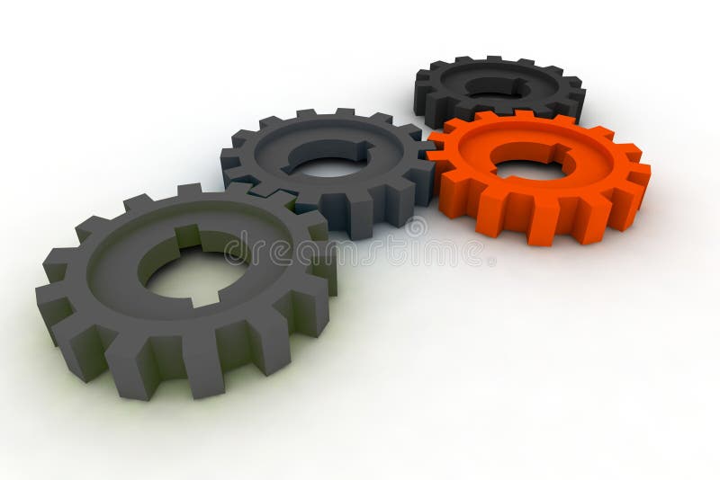 Isolated cogwheels