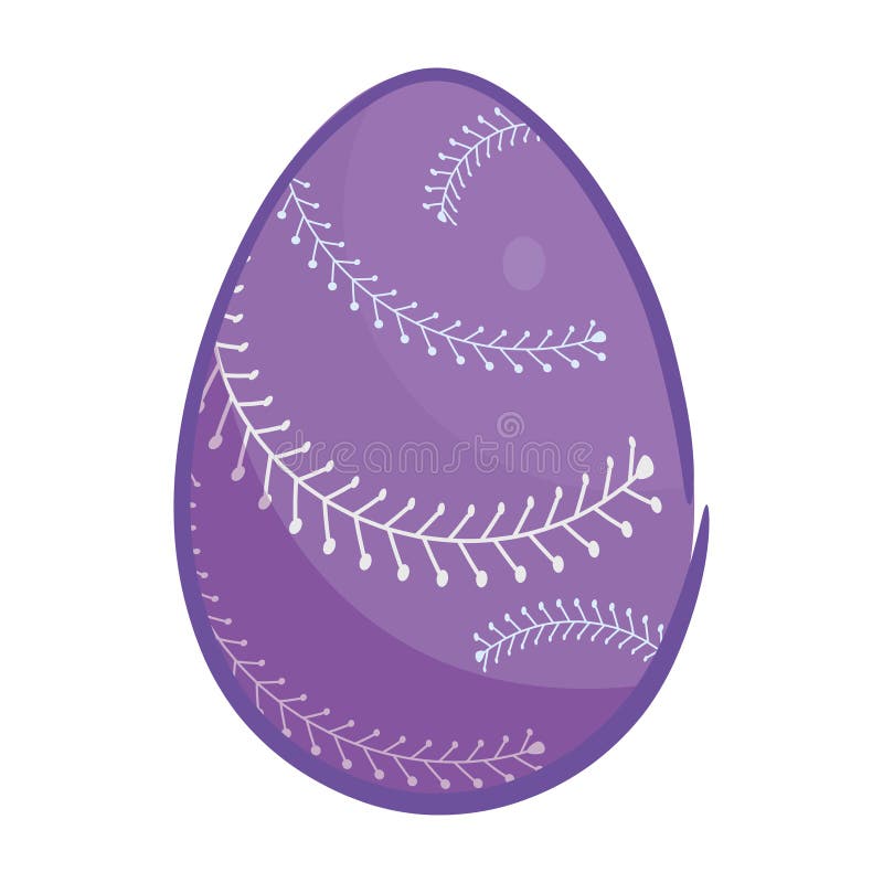 Isolated colored easter egg icon Vector royalty free illustration
