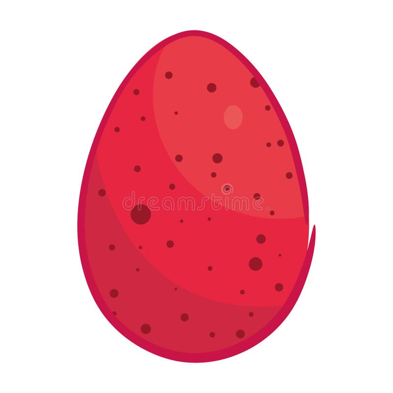 Isolated colored easter egg icon Vector vector illustration