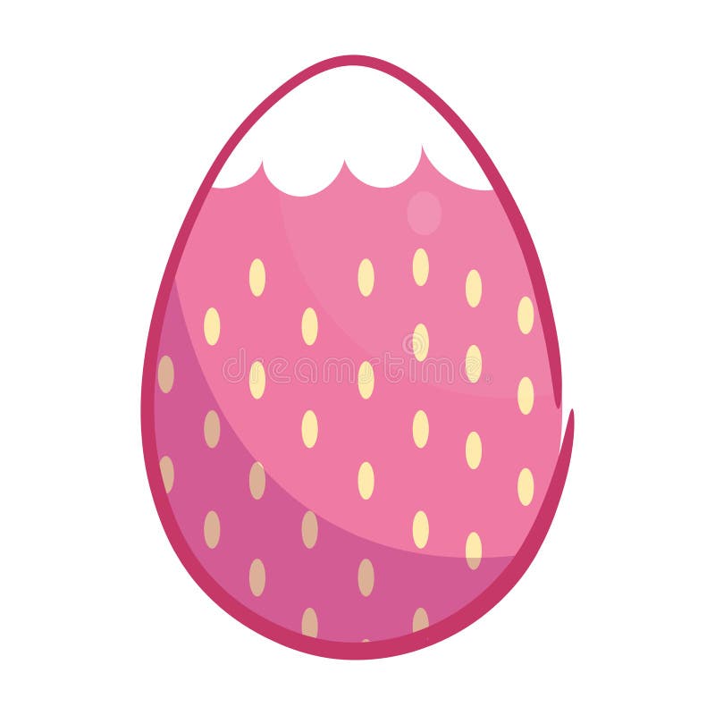 Isolated colored easter egg icon Vector vector illustration