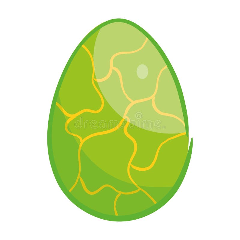 Isolated colored easter egg icon Vector stock illustration
