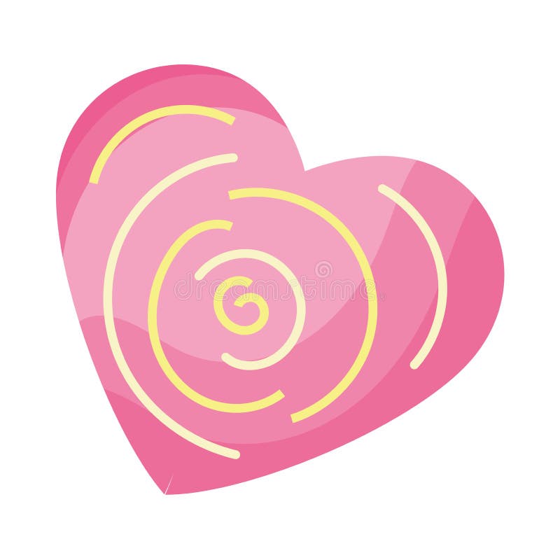Isolated Colored Heart Shape Symbol Vector Stock Vector Illustration