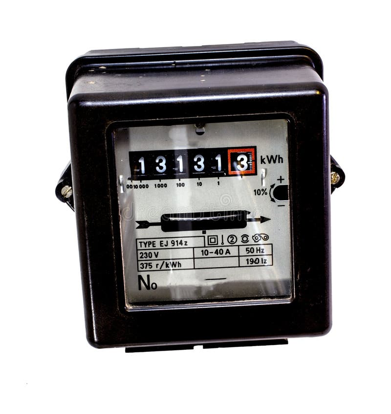 KWh counter stock photo. Image of board, consumer, kilo 9571662