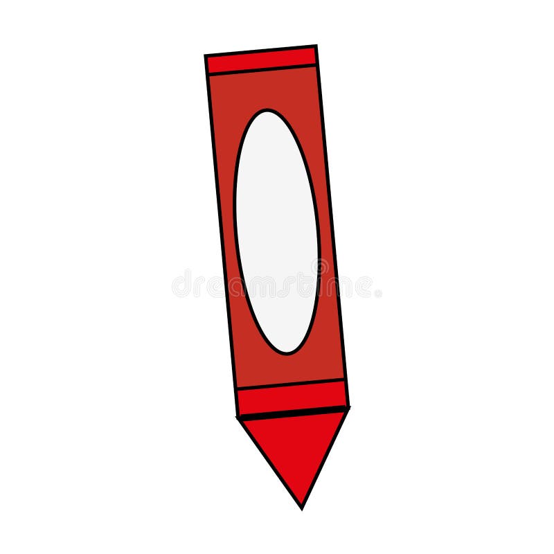 Isolated crayon toy design royalty free illustration Isolated crayon toy design royalty free illustration