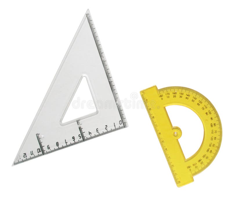 Isolated Drafting Measurement Tools Stock Image - Image of draft ...