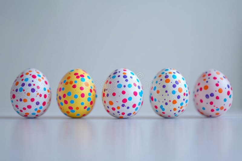Isolated easter eggs colorful and festive holiday theme image isolated easter eggs colorful and festive holiday theme royalty-vrije illustratie.