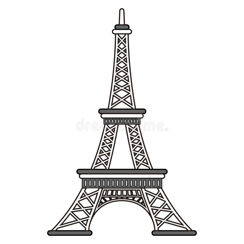 eiffel tower construction images clipart