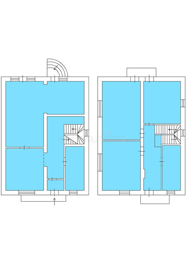 Isolated Floor Plan With Black Walls Blueprint Of Apartment House isolated-floor-plan-with-black-walls-blueprint-of-apartment-house