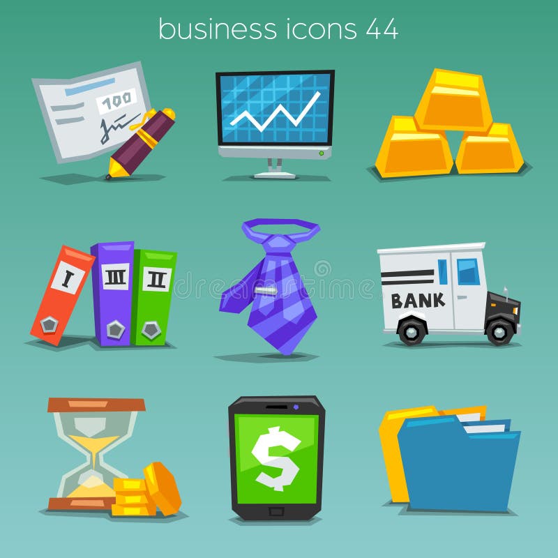 Funny business icons-set 44 royalty free illustration Funny business icons-set 44 royalty free illustration