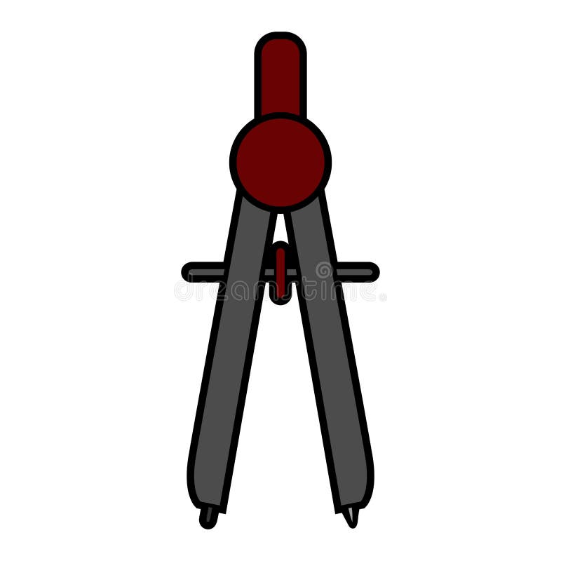 Isolated Geometry Compass Icon Stock Vector Illustration of isolated