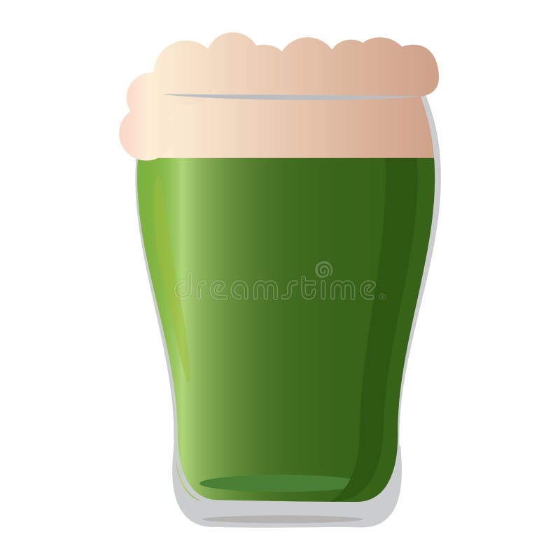Isolated green beer mug stock vector. Illustration of full 171833001