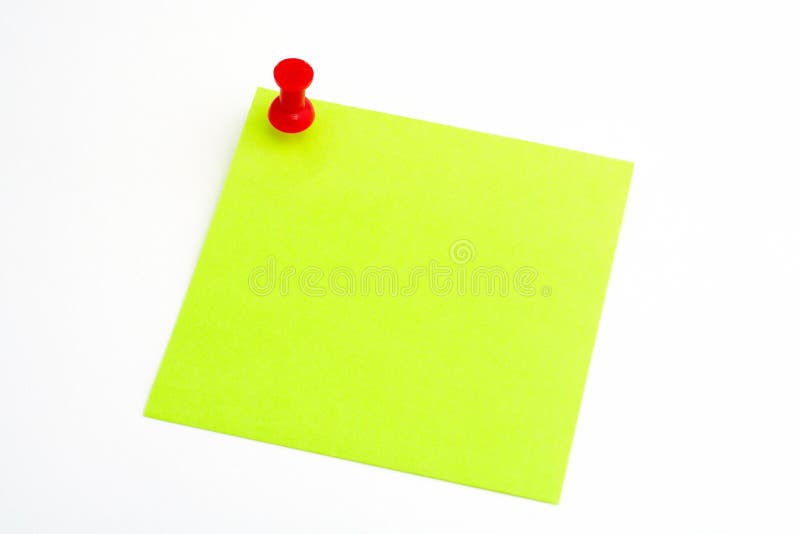 Post it block stock photo. Image of green, stationery - 7874276