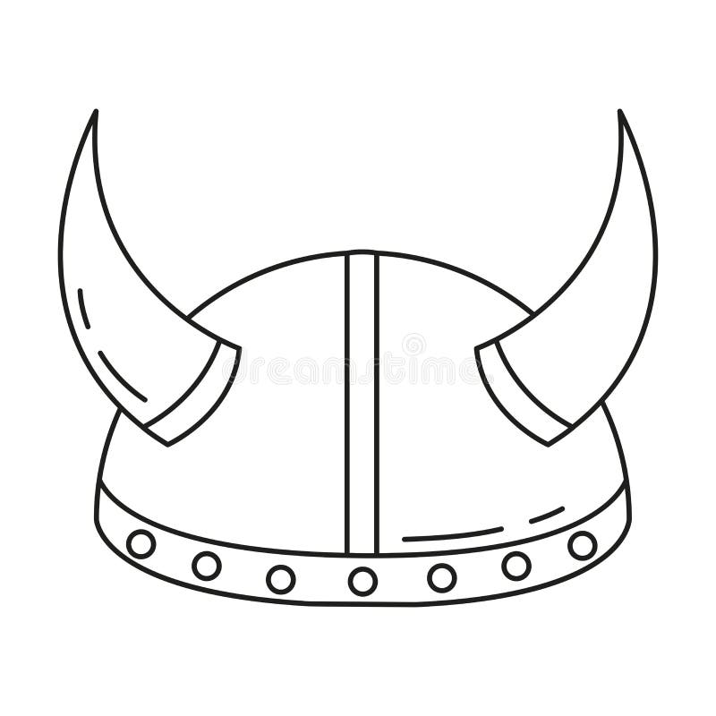 Isolated helmet medieval weapon icon Vector royalty free illustration