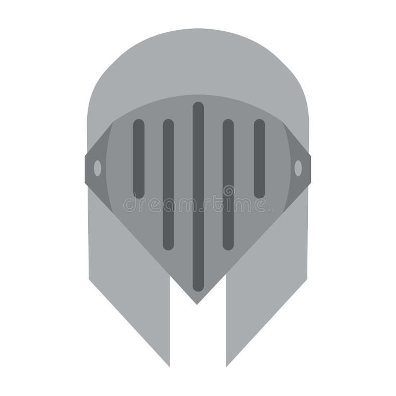 Isolated helmet medieval weapon icon Vector royalty free illustration