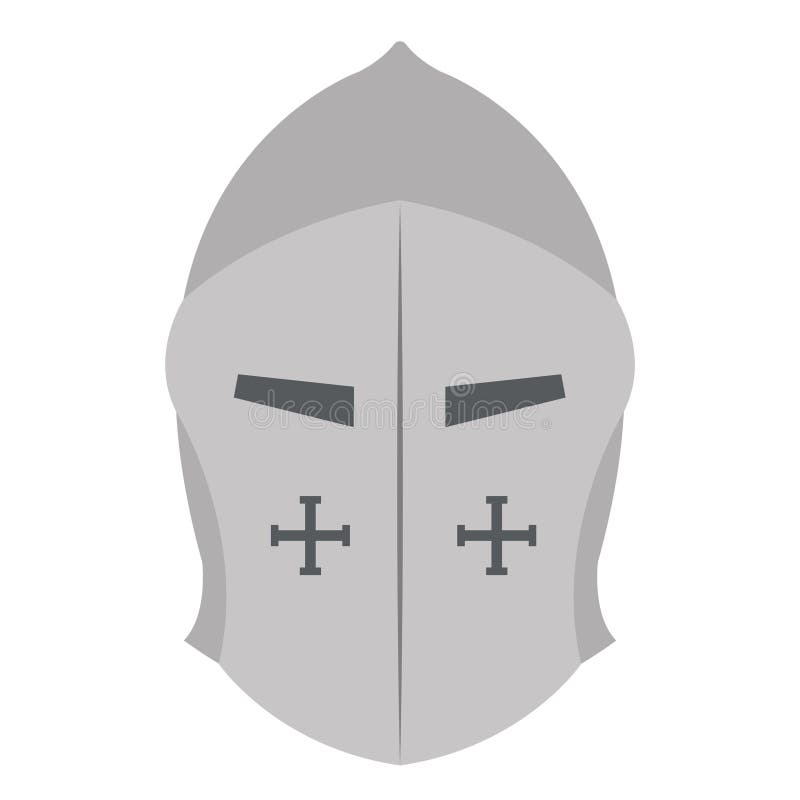 Isolated helmet medieval weapon icon Vector royalty free illustration