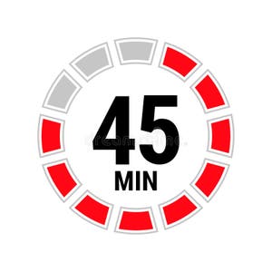 45 Minute Timer Stock Illustrations 414 45 Minute Timer Stock 