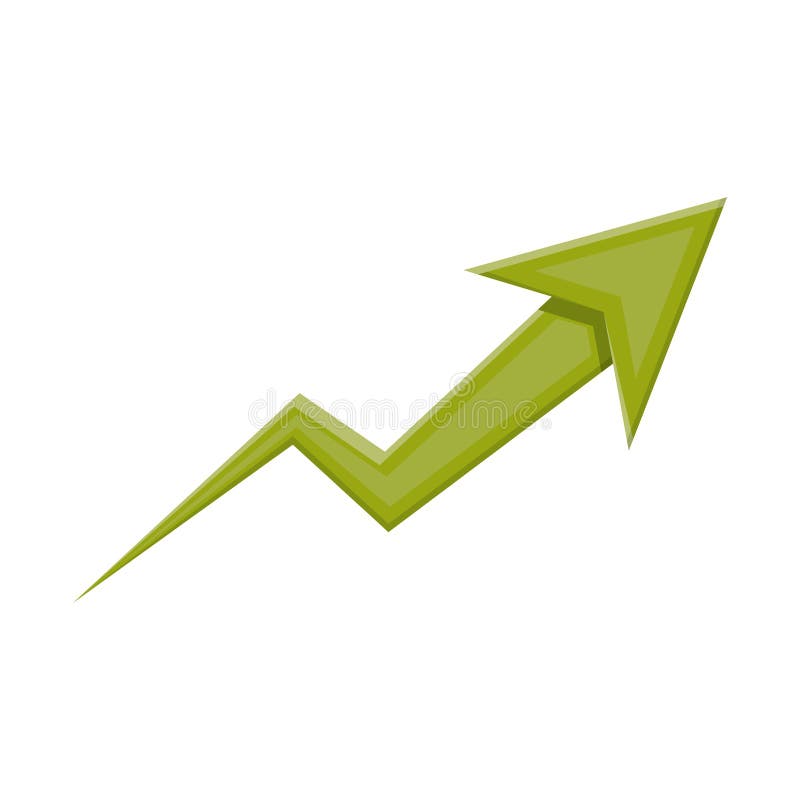 Red increase arrow stock illustration. Illustration of direction - 23619115