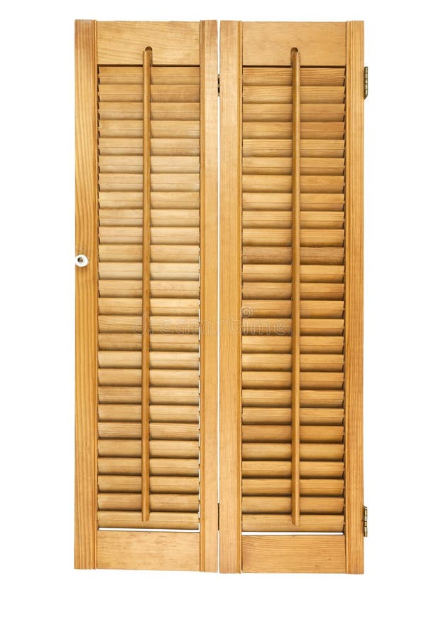 Wooden louver shutter stock image. Image of detail, louvre 194231145