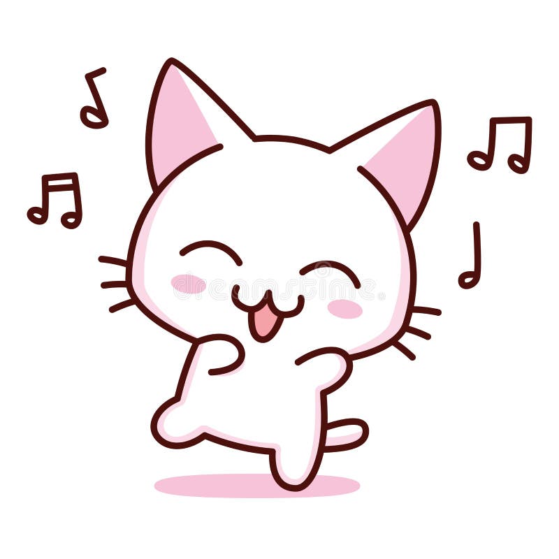 Cute Headphones Singing Emoji Sticker