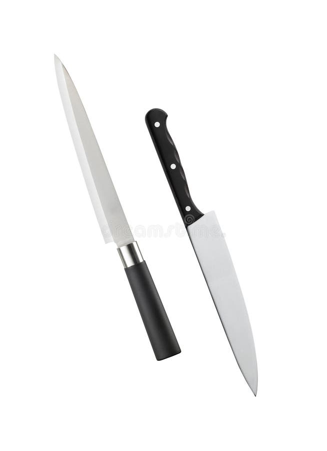 Isolated knifes stock images